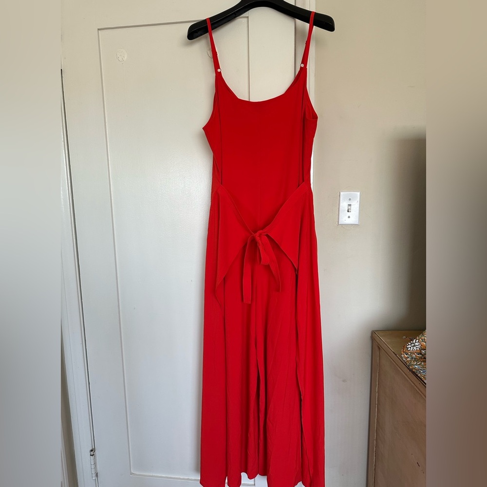 Athleta Red Jumpsuit